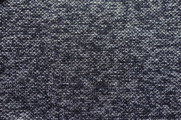 Top view of heather blue grey woolen fabric