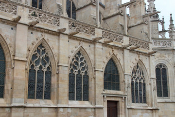 saint-pierre church in caen in normandy (france)