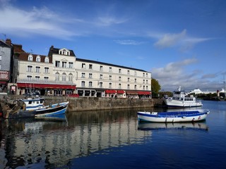 Ancient architecture of Normandy and France in Honfleur