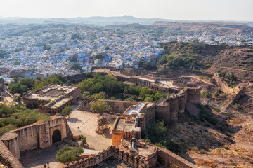 Fototapeta na wymiar mehrangarh fort and jodhpur view