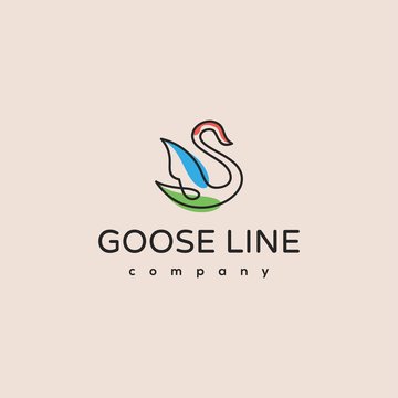 Goose logo vector design