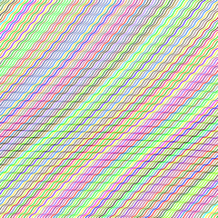 Colorful Stripes Waves Curve Line Abstract  Pattern Texture Vector Background