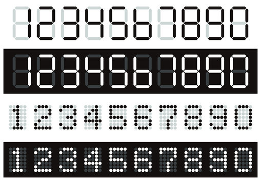 85 Best デジタル数字 Images Stock Photos Vectors Adobe Stock