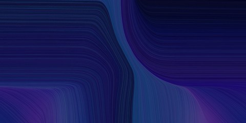 liquid modern graphic style with modern curvy waves background design with midnight blue, very dark blue and dark slate blue color