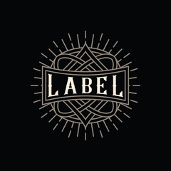 Fototapeta premium CLASSIC VINTAGE LOGO DESIGN INSPIRATION