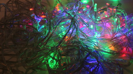  Christmas lights. New Year's illumination. New Year mood