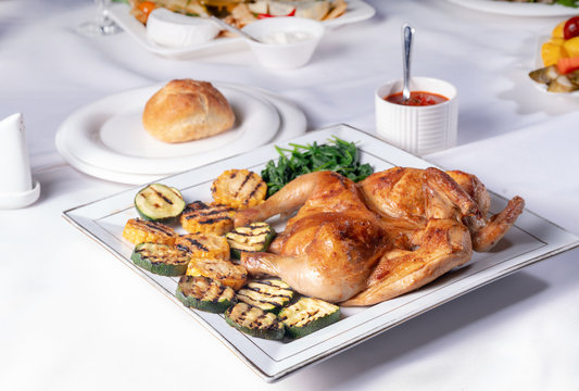 Chicken Tabaka  - Georgian cuisine