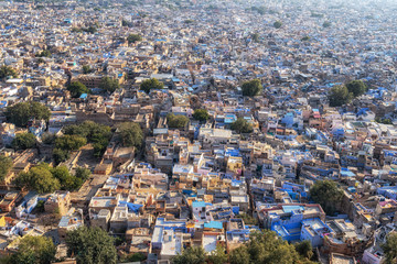 Fototapeta na wymiar Jodhpur city view from top