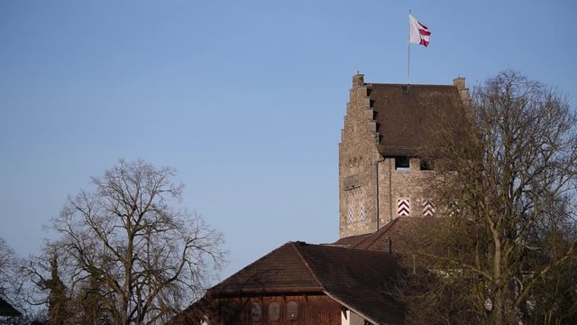 City of Uster Flag and castle