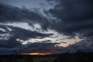 Sonnenuntergangsstimmung