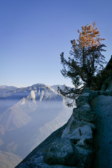 Moro Rock is a granite dome rock formation in Sequoia National Park, California, United States