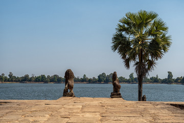 Die Tempelanlage Srah Srang in Kambodscha