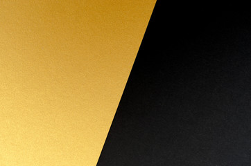 Yellow and black paper texture background. Place for text. Two tones. Background for presentation.