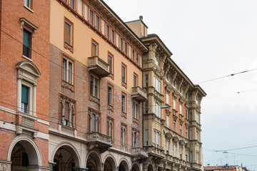 Fototapeta na wymiar MILAN, ITALY - May 29, 2018: antique city building in Milan, italy.