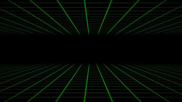 Retro cyberpunk style 80s Sci-Fi Background Futuristic with laser grid landscape. Digital cyber surface style of the 1980`s. 3D illustration