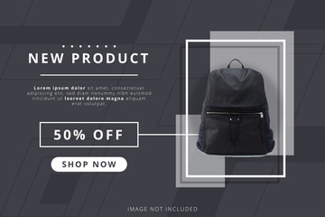 Product Promotion Geometric Background template