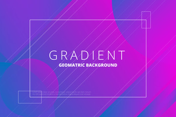 Purple Gradient Geometric Background
