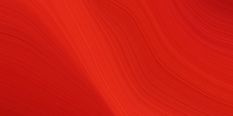 liquid modern graphic style with modern waves background illustration with strong red, crimson and orange red color