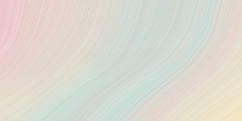 creative fluid artistic graphic with modern soft curvy waves background design with light gray, antique white and pastel blue color