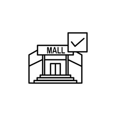 vector mall icon design