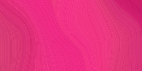 creative fluid artistic graphic with contemporary waves illustration with moderate pink, deep pink and medium violet red color