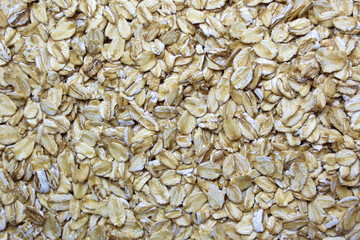 Dry oatmeal texture on a flat surface