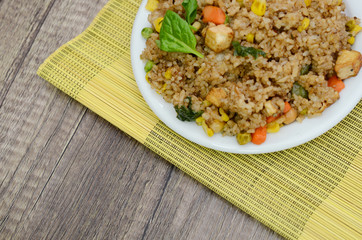 Vegetable fried rice