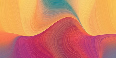 artistic flowing art with curvy background illustration with sandy brown, dark moderate pink and moderate red color