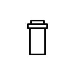 vector, illustration medicine jar icon