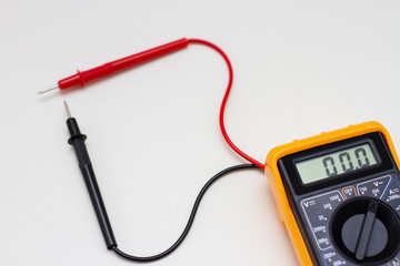 Multimeter instrument for measuring current. Electronic measuring instrument