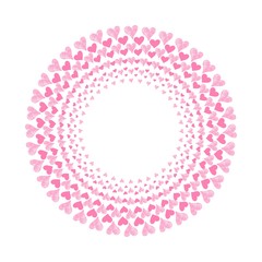  Circular heart shaped frame. Valentine's day gift cart. Mother's Day. Love related item. Home decoration printable