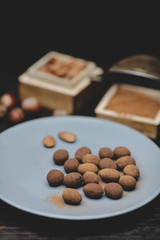 tasty fresh sweets on the table