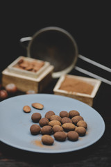 tasty fresh sweets on the table