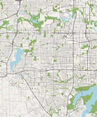 Fototapeta na wymiar map of the city of Arlington, Virginia, USA