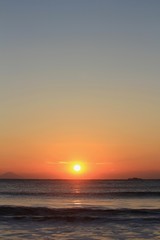 南伊豆　弓ヶ浜の朝日