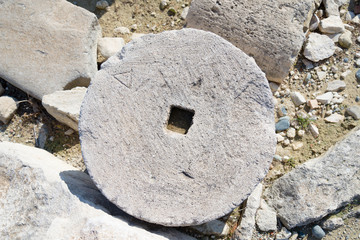 Ancient Roman Round Column Fragment