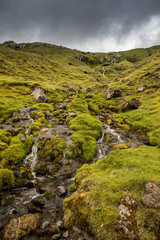 Fototapeta premium Färöer - Inseln im Nordatlantik