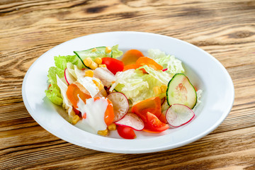 baby fresh vegetable salad kids menu