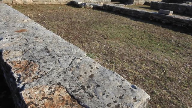 Ruins of the Byzant Kastrum on Brijuni NP