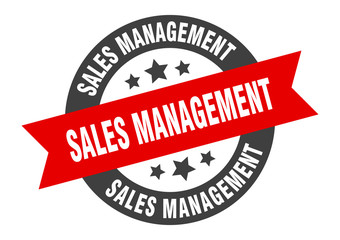 sales management sign. sales management round ribbon sticker. sales management tag