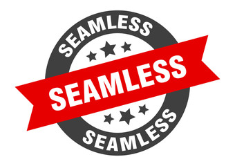 seamless sign. seamless round ribbon sticker. seamless tag