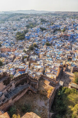 Jodhpur city and fort wall