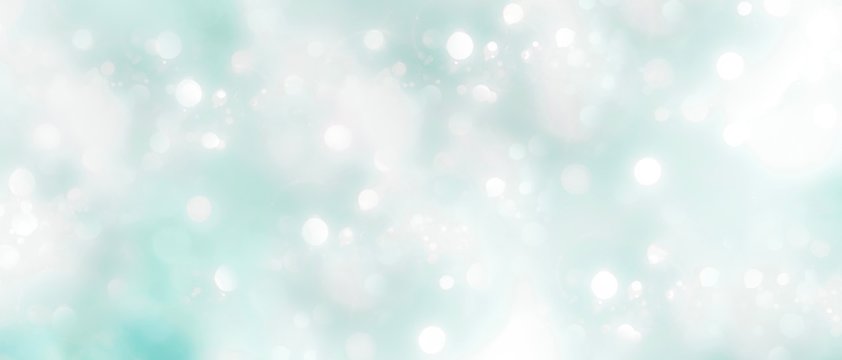 Plakaty Abstract Christmas background banner - pastel background with bokeh lights