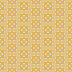 Gold seamless geometric pattern