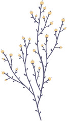 St.Valentine's Day illustration for clipart and holiday postcard. Hand painted illustration on the white isolated background.