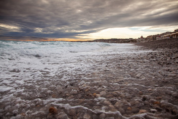 Die schönen gegenden von Südfrankreich, Strand, Meer, einfach wunderschön, Wellen