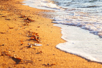 Die schönen gegenden von Südfrankreich, Strand, Meer, einfach wunderschön, Wellen