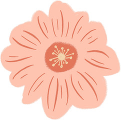 St.Valentine's Day illustration for clipart and holiday postcard. Hand painted illustration on the white isolated background.