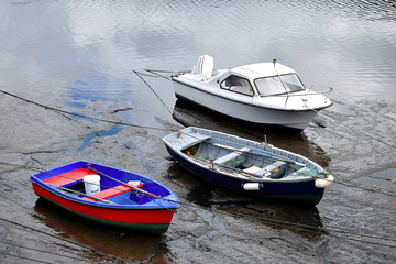 Fishing boats in Viveiro, Lugo, Galicia. Spain. Europe. September 21, 2019