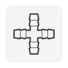 pipe connector icon